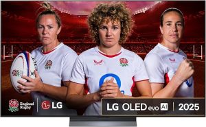 LG OLED65C55LA 65-Inch OLEDevo AI 4K UHD Smart TV, (α9 AI Processor Gen7, Dolby Atmos, Freeview Play and Amazon Alexa, 120Hz) [Model 2025] [Energy Class F]