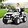 COSTWAY 12V Kids Electric Ride on Truck, Battery Powered Off-road Car with Remote Control, LED Lights, Horn, Music, 4 Spring Suspension Wheels Vehicle Toy for Children (White)